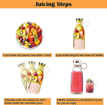 Portable Bottle Blender For Shakes and Juice